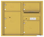 Front Loading Double Column Commercial Mailbox with 3 Tenant Doors and 1 Parcel Locker-Gold Speck (GS)