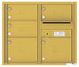 Front Loading Double Column Commercial Mailbox with 5 Tenant Doors-Gold Speck (GS)