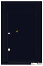 Front Loading Commercial Mailbox Extra-Large Parcel Locker-Black (BK)