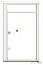 Front Loading Commercial Mailbox Extra-Large Parcel Locker-White (WH)