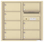 Front Loading Commercial Mailbox with 7 Tenant Compartments-Sandstone (SD)