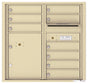 Front Loading Commercial Mailbox with 9 Tenant Compartments and 1 Parcel Locker-Sandstone (SD)