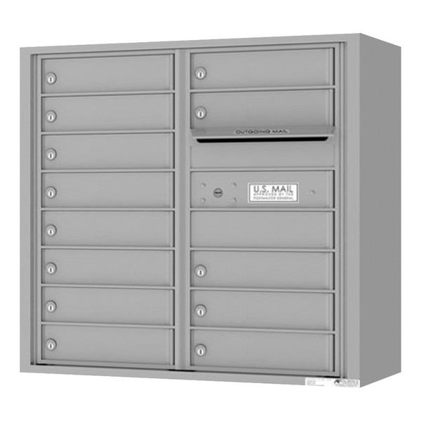 Florence 4C Horizontal Mailbox - 13 Doors - 8 Doors High Private Access