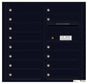 Front Loading Commercial Mailbox with 14 Tenant Compartments-Black (BK)