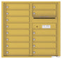 Front Loading Commercial Mailbox with 14 Tenant Compartments-Gold Speck (GS)