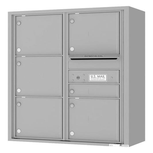 Florence 4C Horizontal Mailbox - 6 Doors - 9 Doors High Private Access