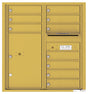 Versatile Front Loading Double Column Commercial Mailbox with 10 Tenant Doors and 1 Parcel Locker-Gold Speck (GS)