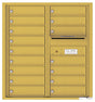 Versatile Front Loading Double Column Commercial Mailbox with 16 Tenant Doors and Outgoing Mail Slot-Gold Speck (GS)