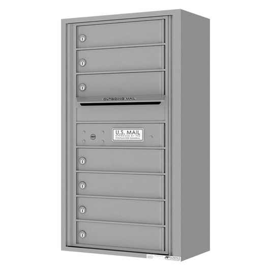 Florence 4C Horizontal Mailbox - 7 Doors - 9 Doors High Private Access