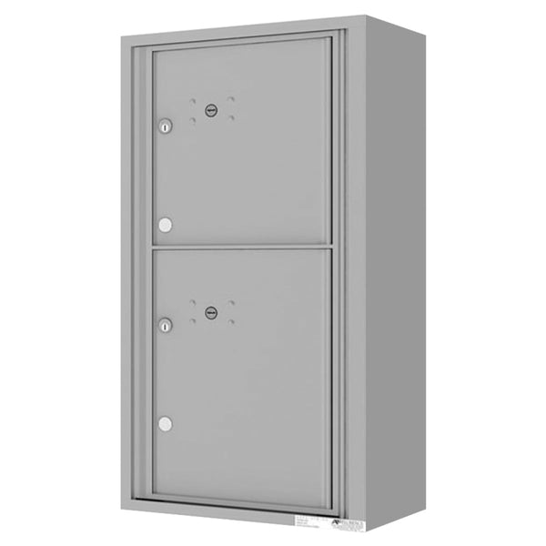 Florence 4C Horizontal Mailbox - 2 Parcel Lockers - 9 Doors High Private Access
