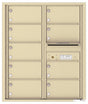 Versatile Front Loading Double Column Commercial Mailbox with 9 Tenant Compartments and Outgoing Mail Slot-Sandstone (SD)