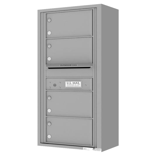Florence 4C Horizontal Mailbox - 4 Doors - 10 Doors High Private Access
