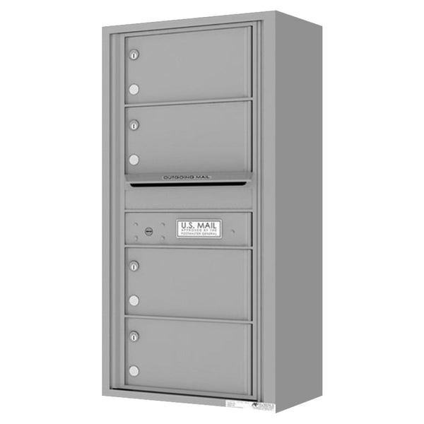 Florence 4C Horizontal Mailbox - 4 Doors - 10 Doors High Private Access