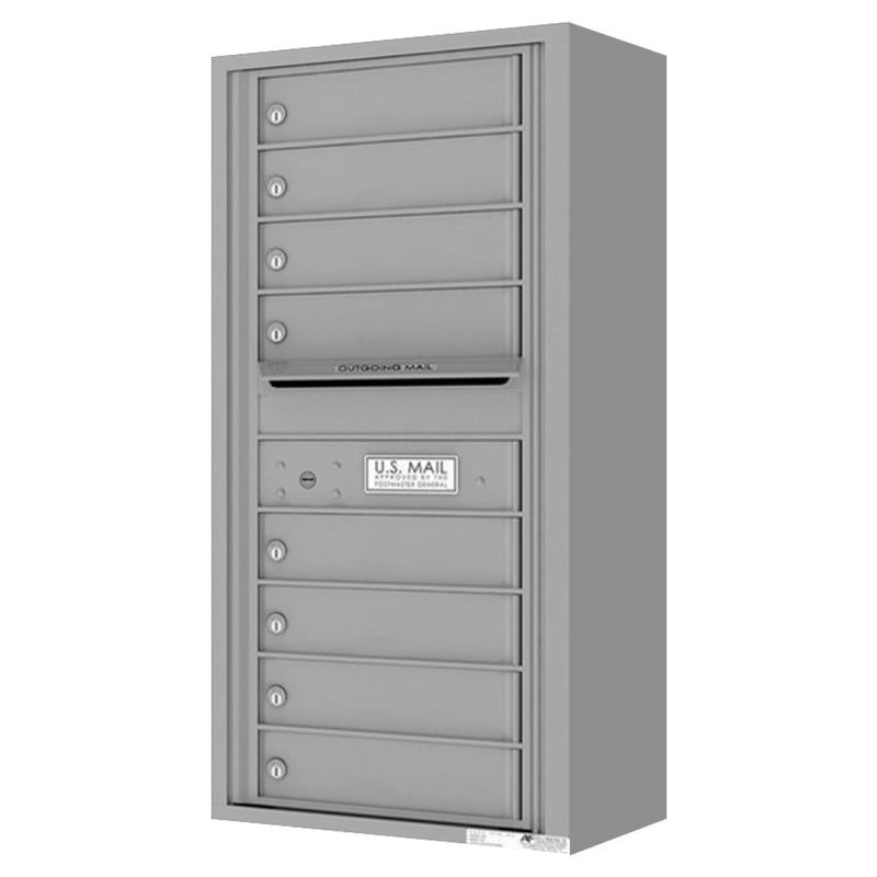 Florence 4C Horizontal Mailbox - 8 Doors - 10 Doors High Private Access