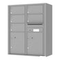 Florence 4C Horizontal Mailbox - 5 Doors, 2 Parcel Lockers - 11 Doors High Private Access