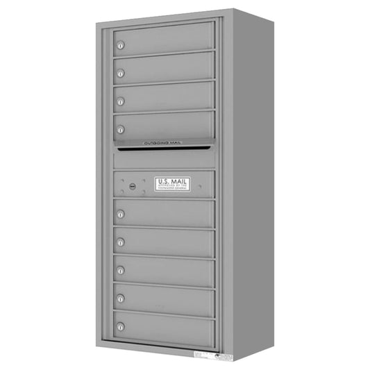 Florence 4C Horizontal Mailbox - 9 Doors - 11 Doors High Private Access