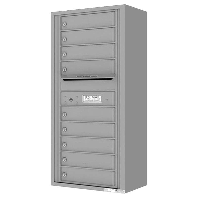 Florence 4C Horizontal Mailbox - 9 Doors - 11 Doors High Private Access