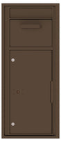 Versatile Front Loading Single Column Collection / Drop Box-Antique Bronze (AB)