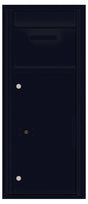 Versatile Front Loading Single Column Collection / Drop Box-Black (BK)