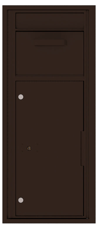 Versatile Front Loading Single Column Collection / Drop Box-Dark Bronze (DB)