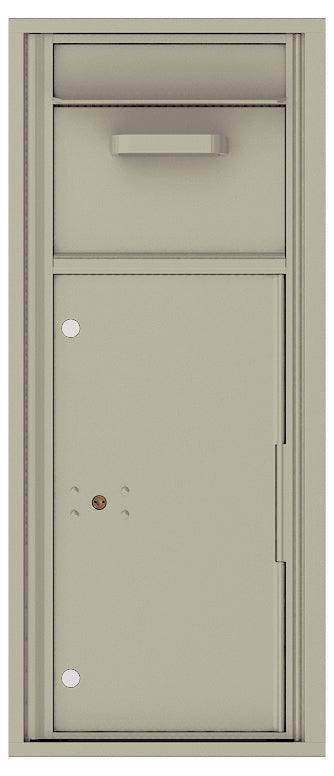 Versatile Front Loading Single Column Collection / Drop Box-Postal Grey (PG)