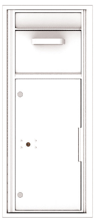 Versatile Front Loading Single Column Collection / Drop Box-White (WH)