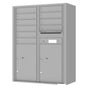 Florence 4C Horizontal Mailbox - 10 Doors, 2 Parcel Lockers - 12 Doors High Private Access