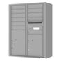 Florence 4C Horizontal Mailbox - 11 Doors, 2 Parcel Lockers - 12 Doors High Private Access