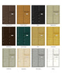 Florence 4C Horizontal Mailbox - 12 Doors, 2 Parcel Lockers - 12 Doors High Private Access