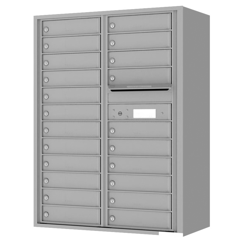 Florence 4C Horizontal Mailbox - 22 Doors - 12 Doors High Private Access