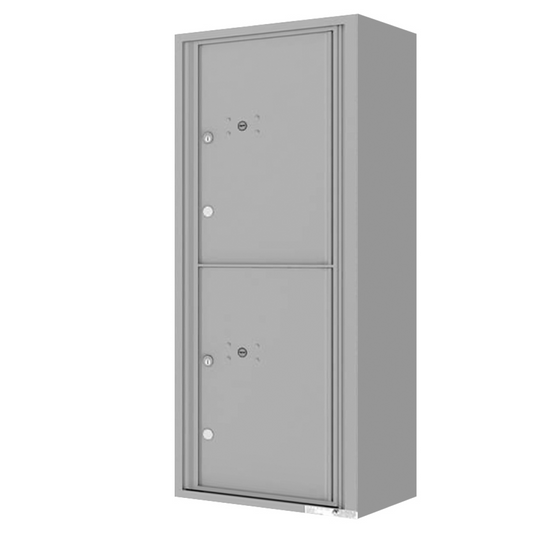 Florence 4C Horizontal Mailbox - 2 Parcel Lockers - 12 Doors High Private Access