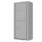 Florence 4C Horizontal Mailbox - 2 Parcel Lockers - 12 Doors High Private Access
