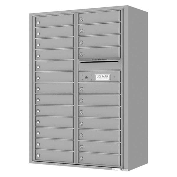 Florence 4C Horizontal Mailbox - 24 Doors - 13 Doors High Private Access