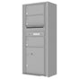Florence 4C Horizontal Mailbox - 3 Doors, 1 Parcel Locker - 13 Doors High Private Access