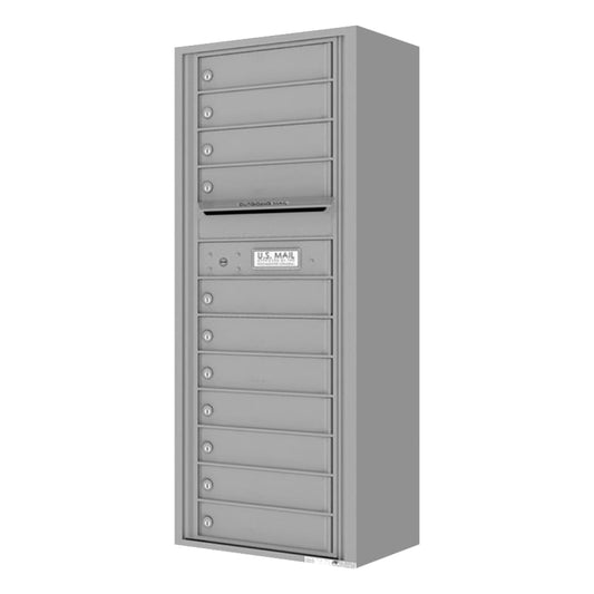 Florence 4C Horizontal Mailbox - 11 Doors - 13 Doors High - Single Column Private Access