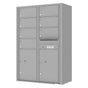 Florence 4C Horizontal Mailbox - 7 Doors, 2 Parcel Lockers - 14 Doors High Private Access