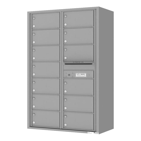 Florence 4C Horizontal Mailbox - 13 Doors - 14 Doors High Private Access