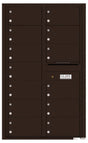 Front Loading Commercial Mailbox - 13 Tenant Doors - Double Column-Dark Bronze (DB)