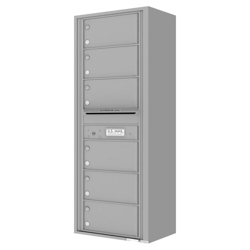 Florence 4C Horizontal Mailbox - 6 Doors - 14 Doors High Private Access
