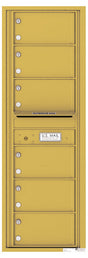 Front Loading Commercial Mailbox - 6 Tenant Doors - Single Column-Gold Speck (GS)