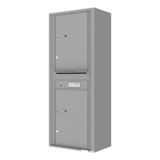 Florence 4C Horizontal Mailbox - 2 Parcel Lockers - 14 Doors High Private Access