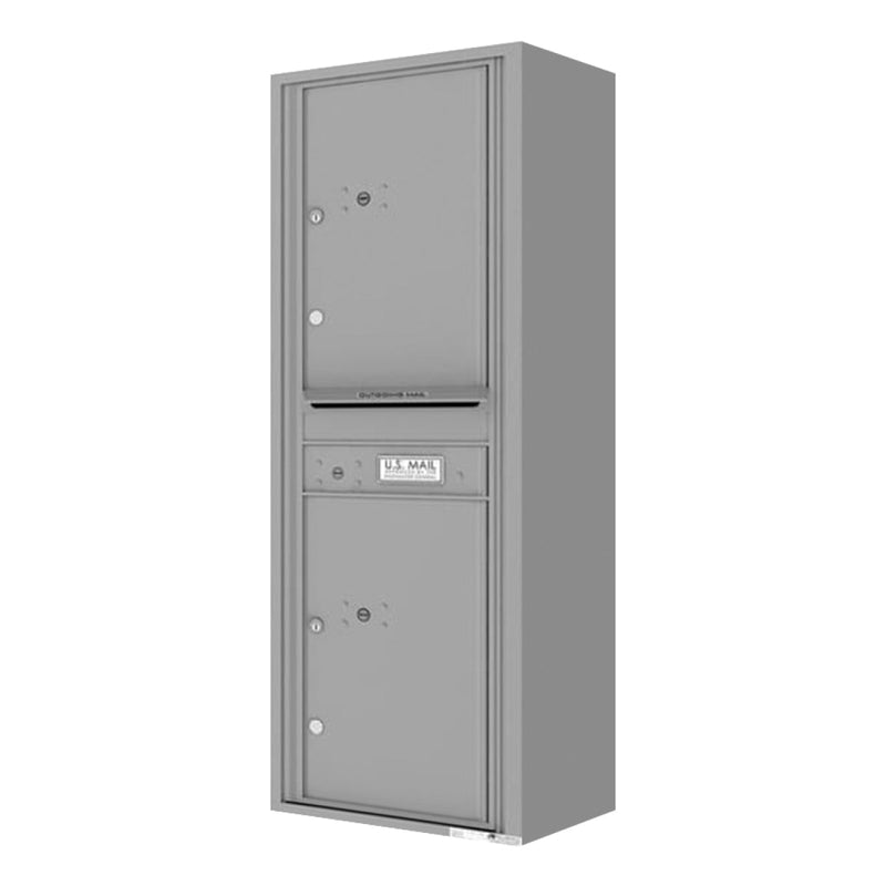 Florence 4C Horizontal Mailbox - 2 Parcel Lockers - 14 Doors High Private Access
