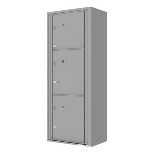 Florence 4C Horizontal Mailbox - 3 Parcel Lockers - 14 Doors High Private Access