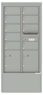 Florence 4C Mailbox Depot - 9 Doors, 2 Parcel Lockers - 15 Doors High Private Access
