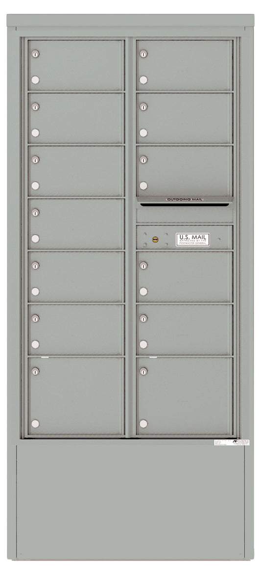Florence 4C Mailbox Depot - 13 Doors - 15 Doors High - Double Column Private Access