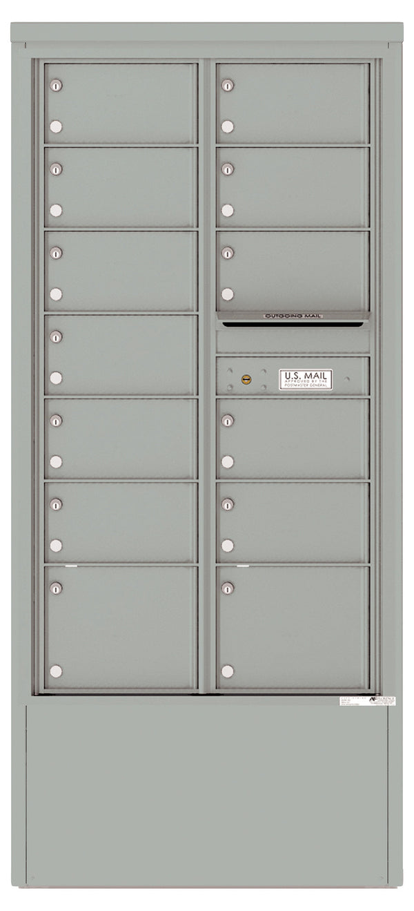 Florence 4C Mailbox Depot - 13 Doors - 15 Doors High - Double Column Private Access
