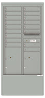 Florence 4C Mailbox Depot - 17 Doors, 2 Parcel Lockers - 15 Doors High Private Access