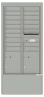 Florence 4C Mailbox Depot - 18 Doors, 2 Parcel Lockers - 15 Doors High Private Access