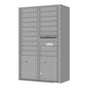 Florence 4C Horizontal Mailbox - 18 Doors, 2 Parcel Lockers - 15 Doors High Private Access