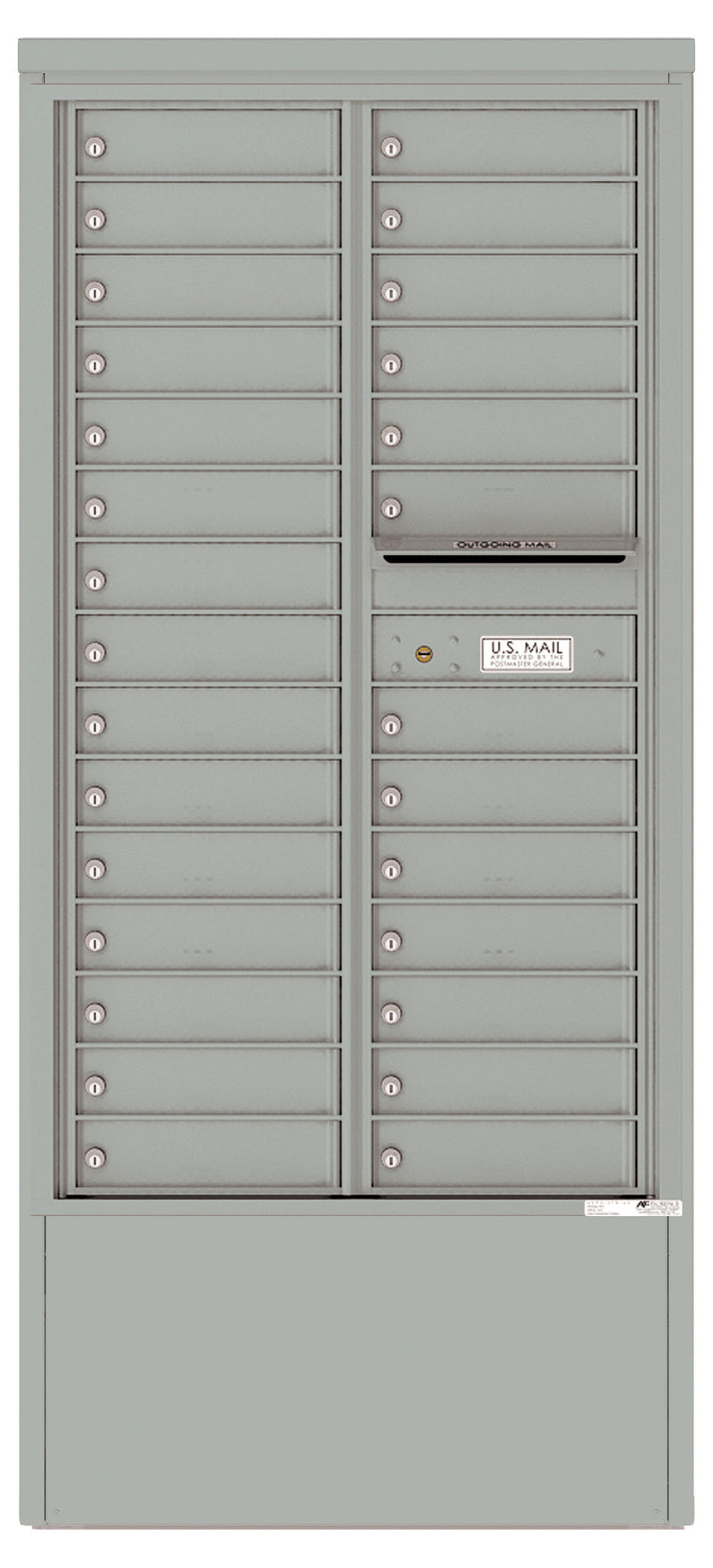 Florence 4C Mailbox Depot - 28 Doors - 15 Doors High Private Access